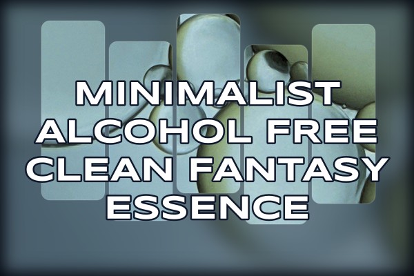 minimalist alcohol free clean fantasy essence